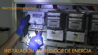 Instalacion de un Medidor de Energia [upl. by Lorri]