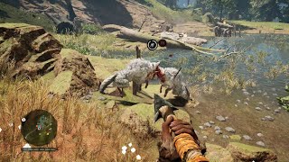 Far Cry Primal  White SnowBlood Wolf VS White SnowBlood Wolf [upl. by Lekim]