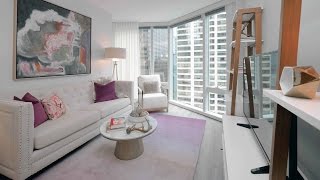 Tour a Streeterville 1bedroom at the exciting new Moment apartments [upl. by Illyes]