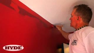 How to paint next to a ceiling and get clean edges [upl. by Leasia]