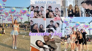 2024 summer diaries 2TORONTO VLOG ｡♪₊˚♬ﾟVELD music festival photobooths LDR friends AGO foood [upl. by Ming911]