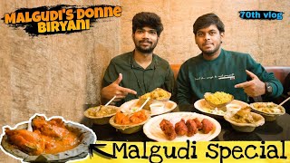 💥🤯Bangalores best biryani naa⁉️ dont miss💢 Malgudis Donne Biryani Mathikere [upl. by Malonis524]