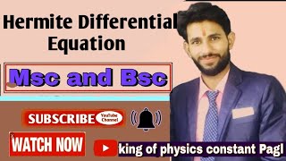 Hermite differential equation [upl. by Enilrek]