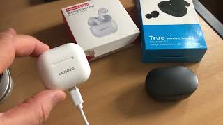 Fix for wireless earbuds not charging Lenovo LP40 and A6S headphones [upl. by Ayotan]