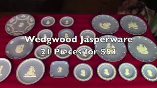 Wedgwood Jasperware  21 Pieces for 53 [upl. by Ajin]