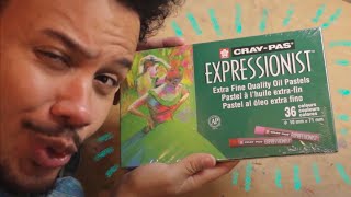 are these oil pastels as good as I remember  Expressionist Oil Pastel Review [upl. by Dita875]