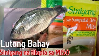 HOW TO COOK SINIGANG NA TILAPIA COOKING SHOW  Panlasang Pinoy  Charito Pangan [upl. by Nolte]