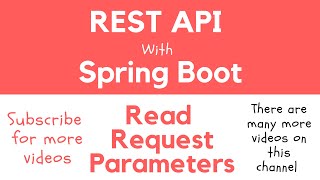 REST API with Spring Boot  Reading Query String Request Parameters with RequestParam [upl. by Hew]