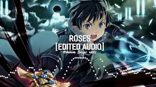 roses  saint jhn edit audio [upl. by Amitaf261]