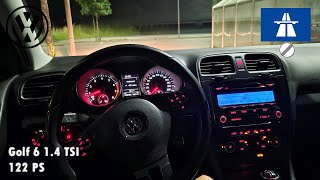 2012 Volkswagen Golf 6 14 TSI 122 PS NIGHT POV DRIVE TOPSPEED 60 FPS1440p [upl. by Yecnahc979]