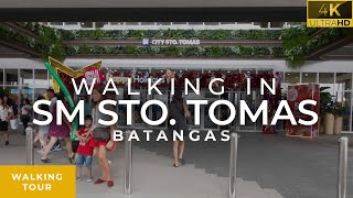 SM Sto Tomas Walking Tour  SM City Santo Tomas Batangas virtual mall walk [upl. by Anavlis342]