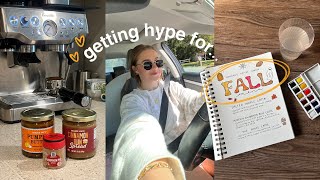 getting into the FALL SPIRIT finally 🍂 fall coffee recipe DIY decor fall TBR amp more [upl. by Haisoj]