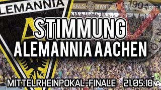 Stimmungsvideo Alemannia Aachen im Pokalfinale gegen Viktora Köln  Mittelrheinpokal 210518 [upl. by Gorrian]