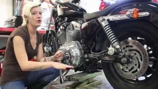 Burly Brand Slammer Kit Install Video with Moto Lady [upl. by Queenie]