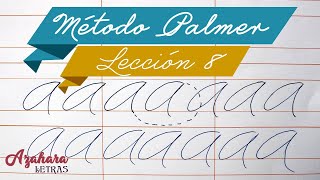 Método Palmer de Caligrafía en Español  Lección 8 [upl. by Elsie593]