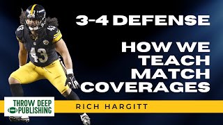 The 34 Defense How We Teach Man Match Coverage [upl. by Hutchison]