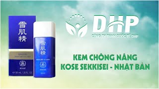 REVIEW kem chống nắng KOSE SEKKISEI SKINCARE WHITE UV MILK của NHẬT BẢN [upl. by Enymsaj362]