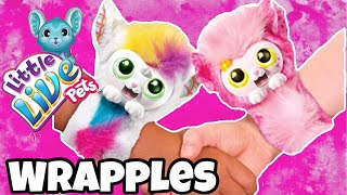 Wrapples Slap Band  New Interactive Pet Bracelet From Little Live [upl. by Eetnwahs150]