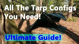 Tarp Setups for Hammock Camping 🌳 The Ultimate Tarpology Guide All the Configurations You Need 🌲 [upl. by Natsrik68]