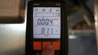 Testo 310 Combustion Analyzer  Demo [upl. by Eivad122]