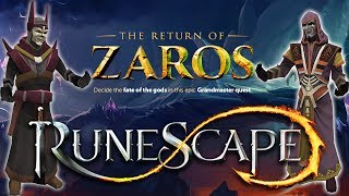 RuneScape 3 Fate of the Gods  New Quest  The return of Zaros PlaythroughGuide  Voices  HD [upl. by Willock49]