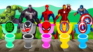 TEBAK GAMBAR TOP SUPERHERO  AVENGERS MARVEL SPIDER MAN IRON MAN HULK VENOM CAPTAIN AMERICA [upl. by Kra]