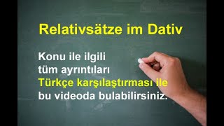 Relativsätze im Dativ [upl. by Payson]