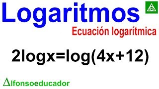 ECUACIONES LOGARÍTMICAS  Ejercicios con Ecuaciones con logaritmos Propiedades de los Logaritmos 9 [upl. by Schifra585]