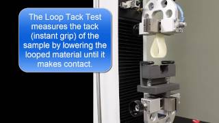 Loop Tack Test for Pressure Sensitive Adhesives  ASTM D6195 [upl. by Gonagle202]