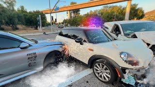 TOP 25 MOST VIEWED CAR CRASHES CAUGHT ON DASH CAM 2023 [upl. by Redfield]