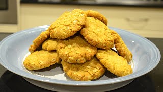 Oatmeal Biscuits  How To Make  Soft and Chewy [upl. by Brooking]