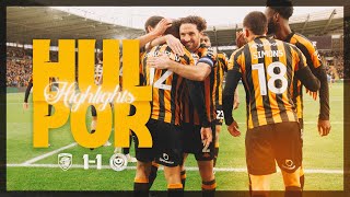 Hull City 11 Portsmouth  Short Highlights [upl. by Enileuqkcaj]