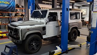 Land Rover Defender Suzuki Jimny and MBenz GLK 220 CDI get Ravenol oil changes at Autoplus Sports [upl. by Sibyl71]