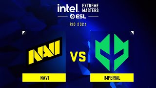 NAVI проти Imperial  IEM Rio 2024 [upl. by Lyudmila]