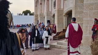 Setmana Santa 2024 La Passió de Borriol a lermita de Vinaròs 2 Vinaròs News 23324 [upl. by Hareema]