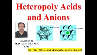 Heteropoly Acids Introduction Preparation Properties and Structure inorganicchemistry msc gate [upl. by Akemak301]