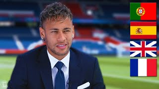 Neymar Speaking 4 Different Languages [upl. by Savil]