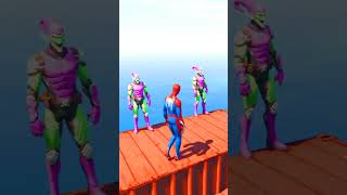 GTA 5 Epic Water Ragdolls  Spider Man vs Green Goblin jumps\fails EP8 gta5 shortsfeed shorts [upl. by Sondra]