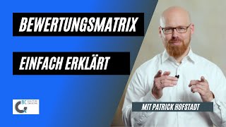 Öffentliche Ausschreibungen  Bewertungsmatrix einfach erklärt [upl. by Urbannal]