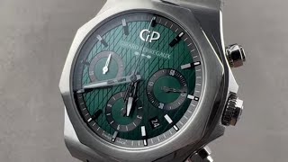 GirardPerregaux Laureato Chronograph Aston Martin Edition 810201100111A GP Watch Review [upl. by Wincer]