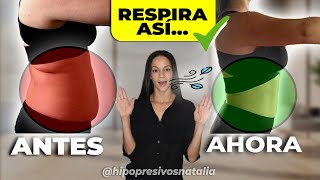 Como se debe respirar en los HIPOPRESIVOS para Aplanar Abdomen [upl. by Eelirol466]