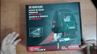 UNBOXING SEGHETTO A PENDOLO ALTERNATIVO PARKSIDE PSTD 800 B2 LIDL [upl. by Halley]