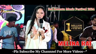 Melina Rai ll 3rd Kamata Music Festival ll Live Performance ll 2024 [upl. by Haily]