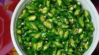 সারা বছরজুড়ে কাঁচা মরিচ সংরক্ষণ পদ্ধতি 👍👍Green Chilli PreservationKacha Morich Songrokkhon [upl. by Henley]