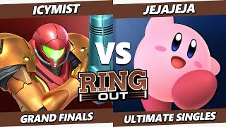 Ring Out GRAND FINALS  IcyMist Samus Vs JeJaJeJa Kirby Smash Ultimate  SSBU [upl. by Sileray307]