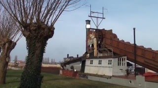 Baggermolen Vooruit bij Stoommachinemuseum [upl. by Nrek908]