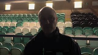 Nantwich Town 01 Newcastle Town  Paul Carden postmatch interview [upl. by Ennaej994]