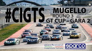 Campionato Italiano GT Sprint GT Cup  ACI Racing Weekend Mugello round 3  Gara 2 [upl. by Babb]