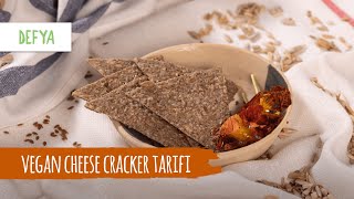 Vegan Cheese Cracker Tarifi Nasıl Yapılır  Sağlıklı Reçeteler [upl. by Nyloc]