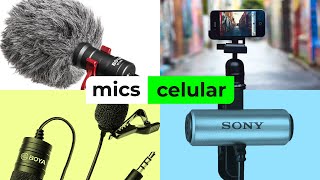 Melhores Microfones para gravar Videos com o CelularAndroid  Custo Benefício [upl. by Aiuqes]